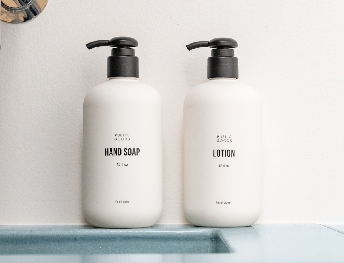 PUBLIC GOODS HAND SOAP 12 fl oz it's all good  PUBLIC GOODS LOTION 12 fl oz it's all good
