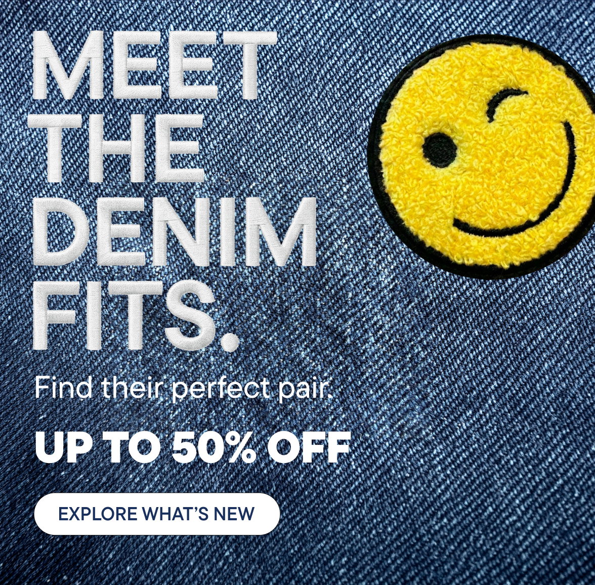 Denim up to 50% OFF