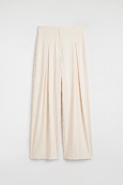 Lush Fleece High Waisted Wide Leg Lounge Trousers