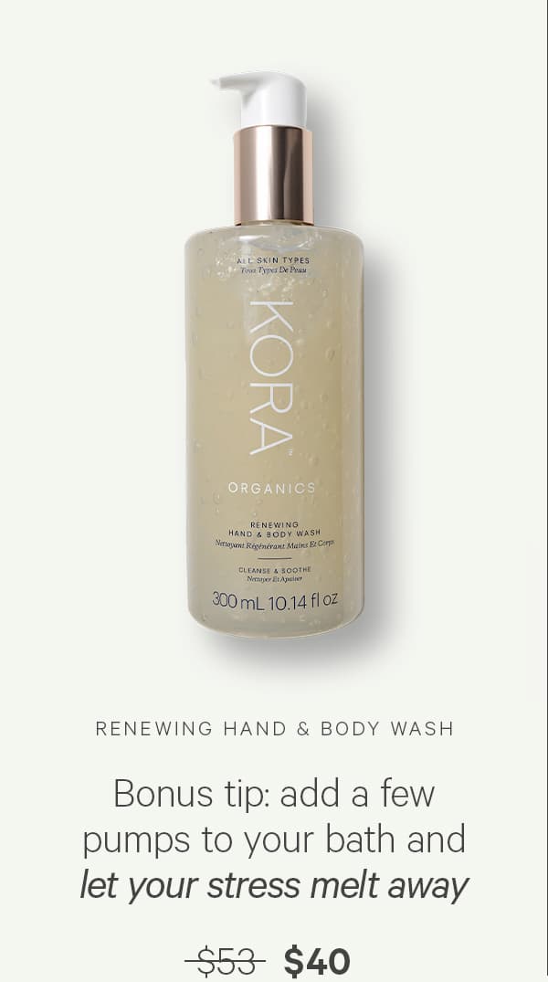 Renewing Hand & Body Wash