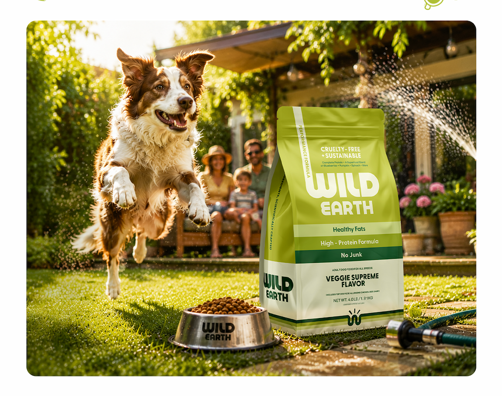 Dog and Kibble Graphic