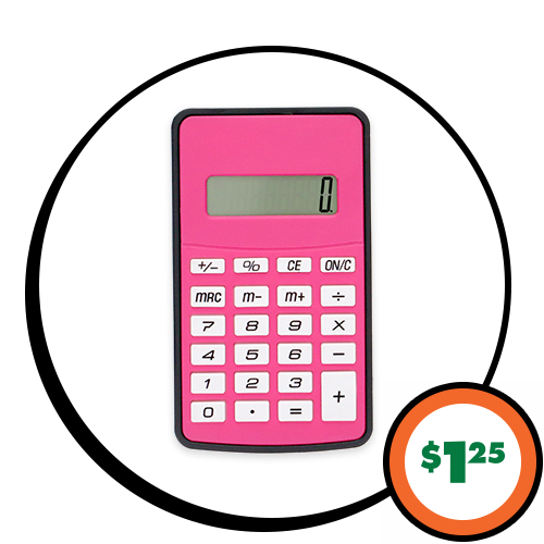 $1.25 Mini Calculators