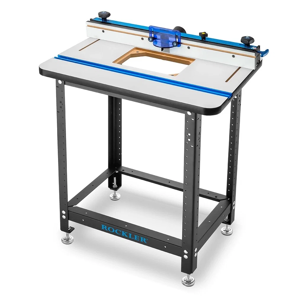 Rockler HPL Router Table with Promax Fence and Rock-Steady Stand Value Pack