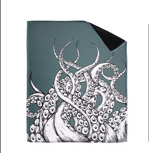 Octopus Tentacles Fleece Blanket