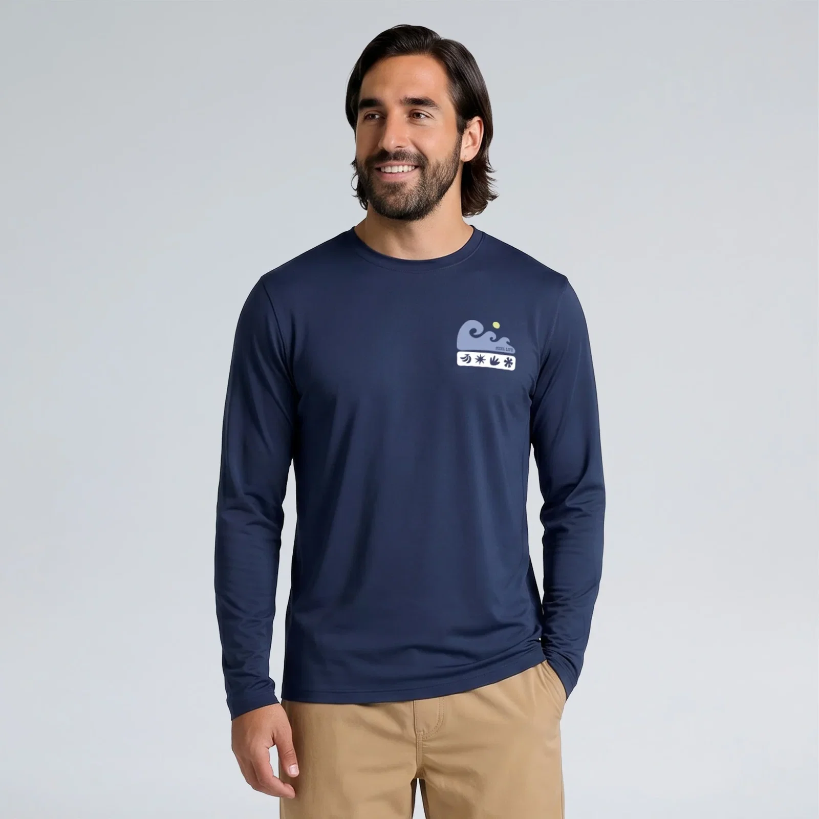 Image of Jax Beach UV Long Sleeve | Black Iris