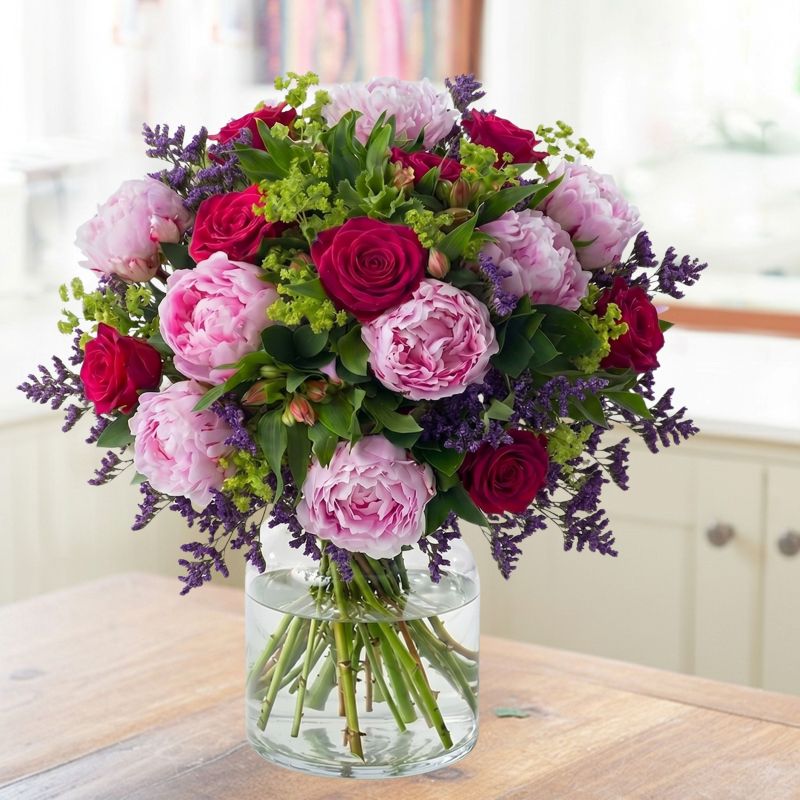 Image of Pomegranate Rose & Peony Grande