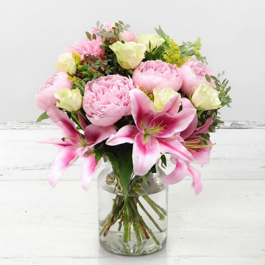 Image of Peony, Rose & Lily