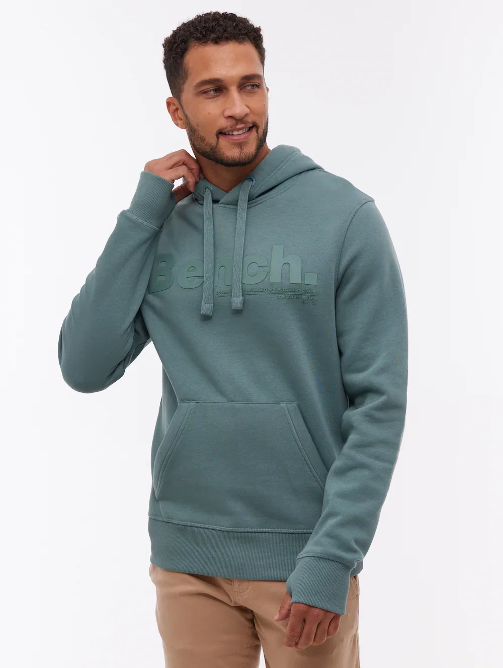 Image of Trassi Tonal Logo Hoodie - Green