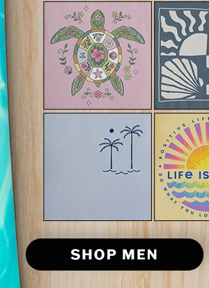 Nothing beats the beach. Shop beachy tees for men.