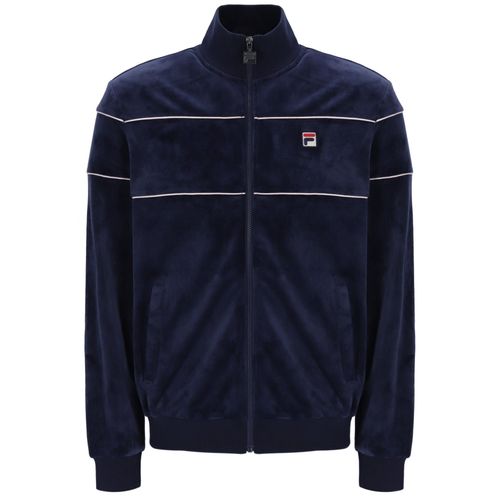 Fila Vintage Vittorio Velour Track Top - Fila Navy