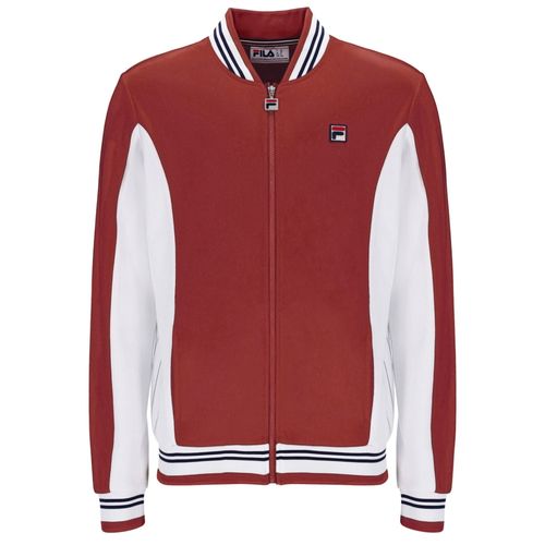 Fila Vintage Settanta Baseball Track Top - Garnet
