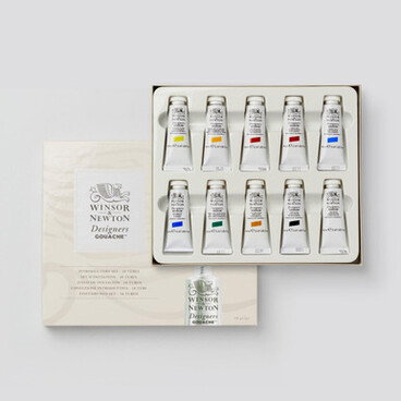 Winsor & Newton Designers Gouache Opaque Introduction Assorted Colours 14ml Set of 10
