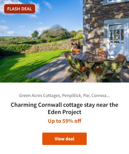Charming Cornwall cottage stay near the Eden Project