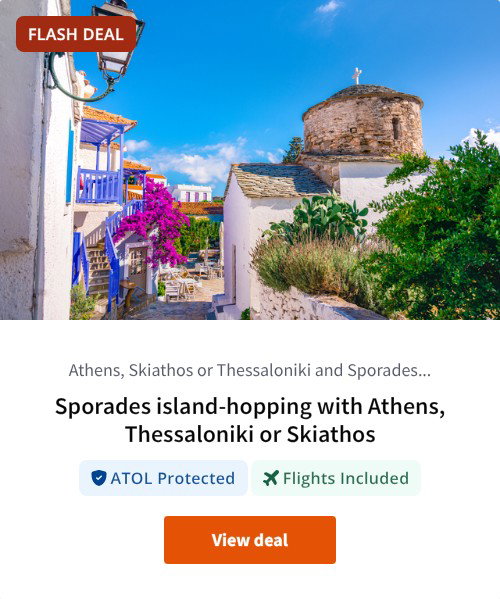 Sporades island-hopping with Athens, Thessaloniki or Skiathos