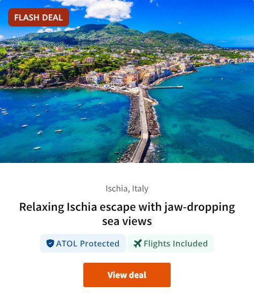 Relaxing Ischia escape with jaw-dropping sea views