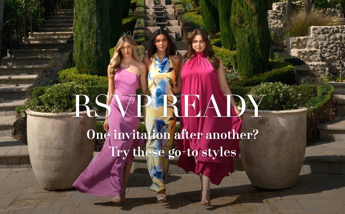 RSVP READY SHOP THE OCCASION DRESSES
