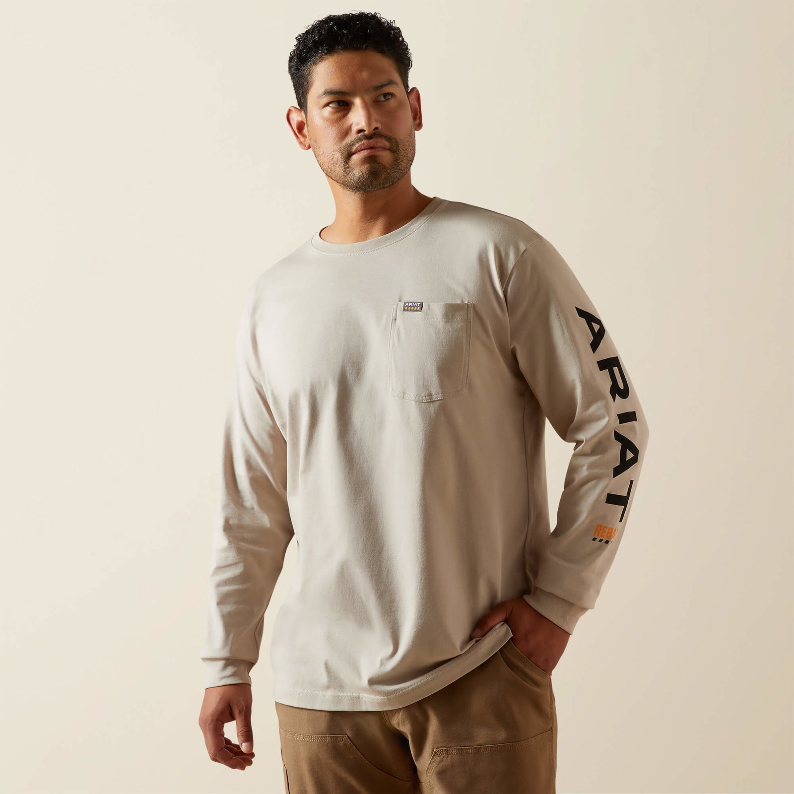 Men’s Rebar Cotton Strong Standard Logo Pocket T-Shirt