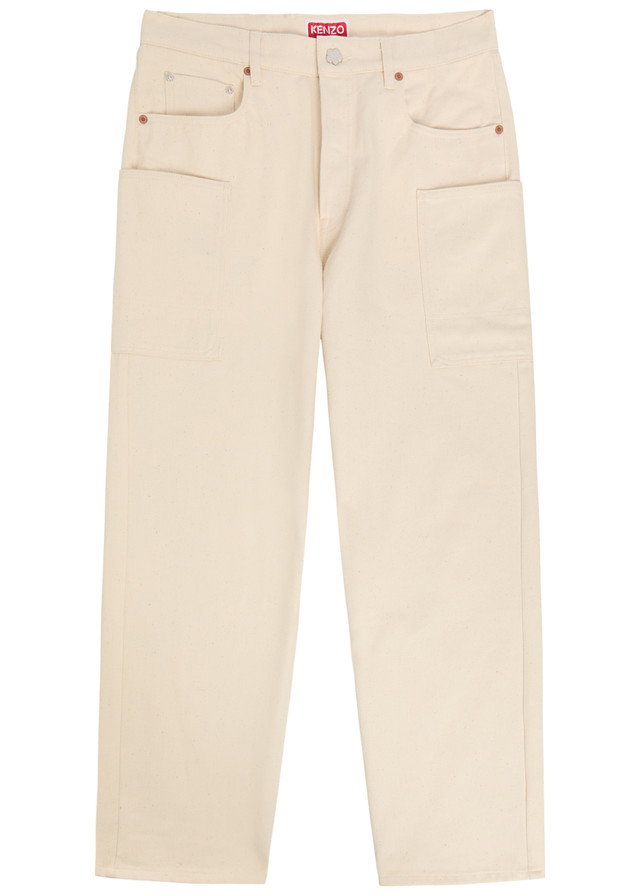 KENZO Cargo Monkey straight-leg jeans