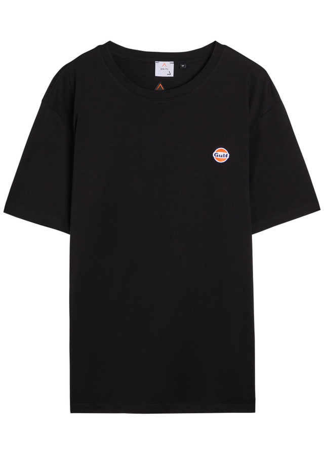 AN-Y1 Logo-embroidered cotton T-shirt