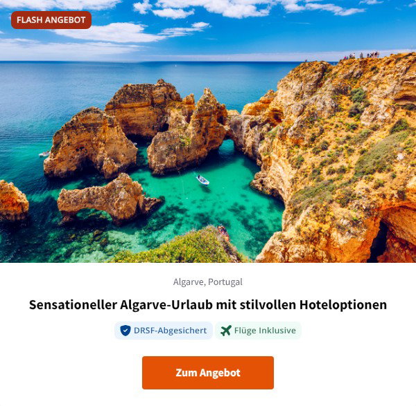 Sensationeller Algarve-Urlaub mit stilvollen Hoteloptionen
