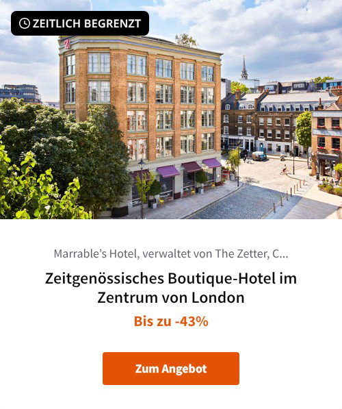 Zeitgenössisches Boutique-Hotel im Zentrum von London