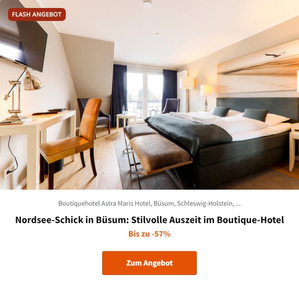 Nordsee-Schick in Büsum: Stilvolle Auszeit im Boutique-Hotel