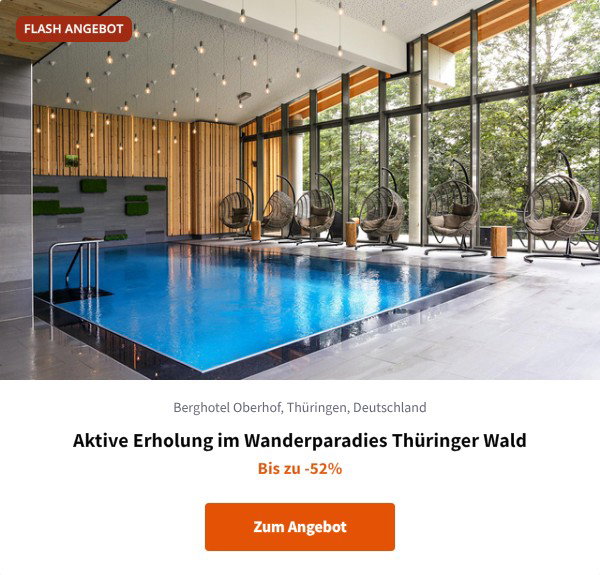 Aktive Erholung im Wanderparadies Thüringer Wald