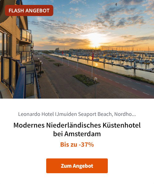 Modernes Niederländisches Küstenhotel bei Amsterdam