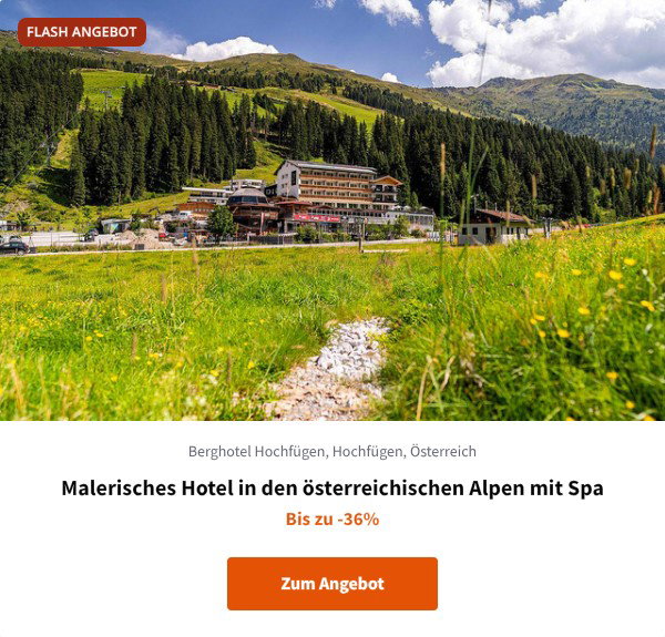 Malerisches Hotel in den österreichischen Alpen mit Spa