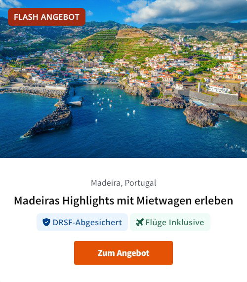Madeiras Highlights mit Mietwagen erleben