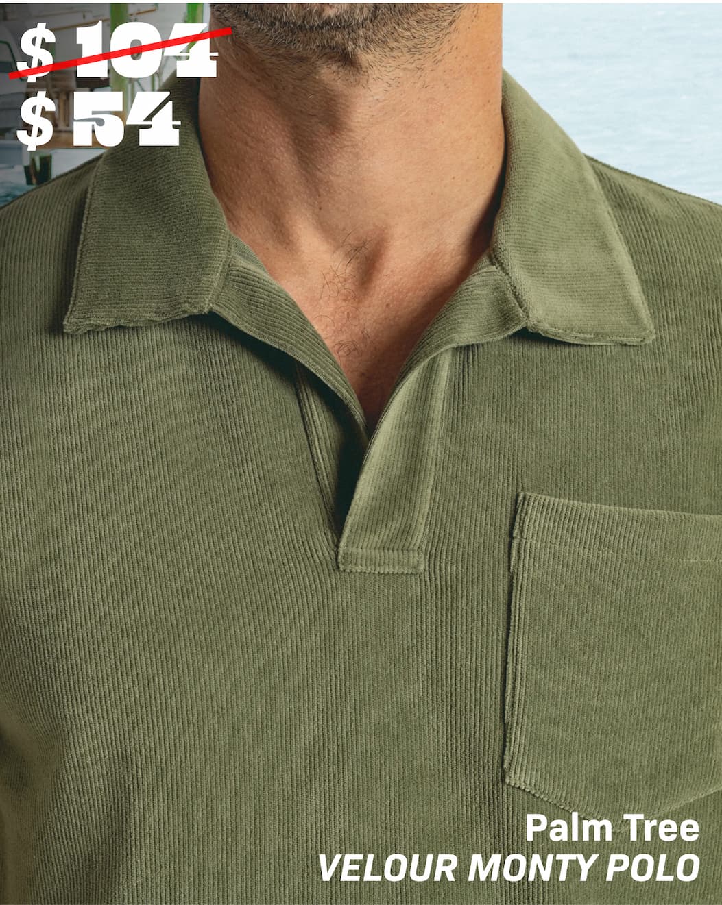 BODY-BLOCK6A | Velour Monty Polo 