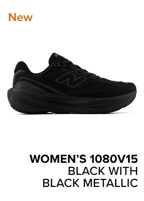 women’s 1080v15 BLACK WITH BLACK METALLIC