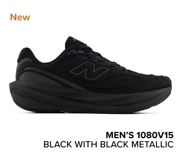 Men’s 1080v15 BLACK WITH BLACK METALLIC