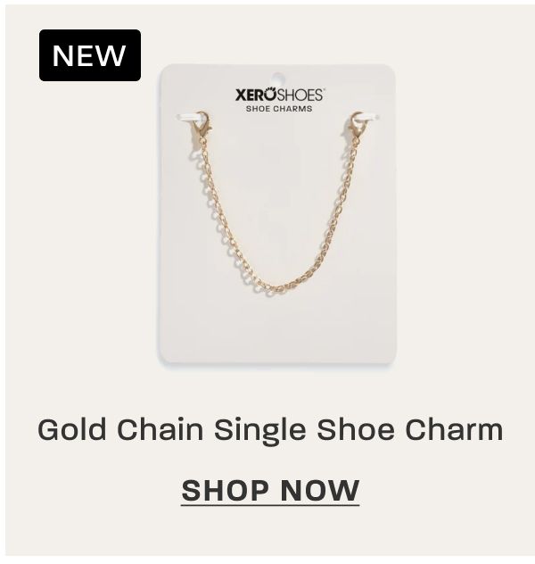 Gold Chain Shoe Charm