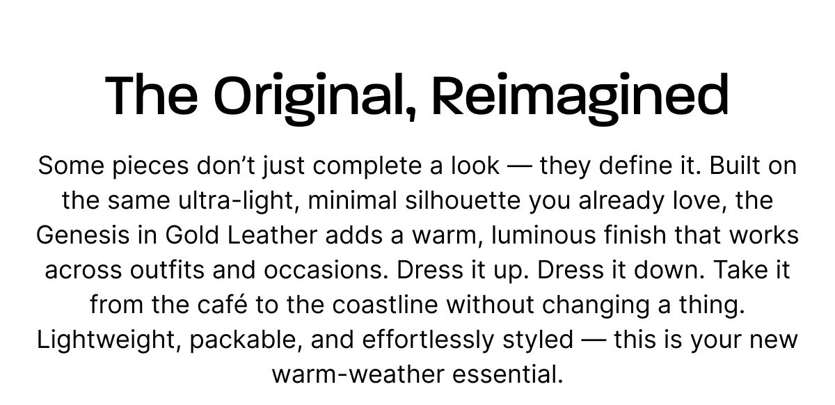 The Original, Reimagined