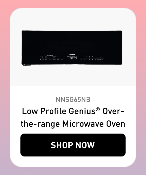 NNSG65NB Low Profile Genius® Over-the-range Microwave Oven  Shop Now