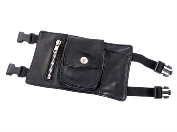 Image of Mister B Leather Party Wallet All Black