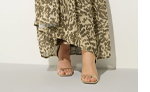 LTS Tall Brown Abstract Tie Waist Maxi Dress