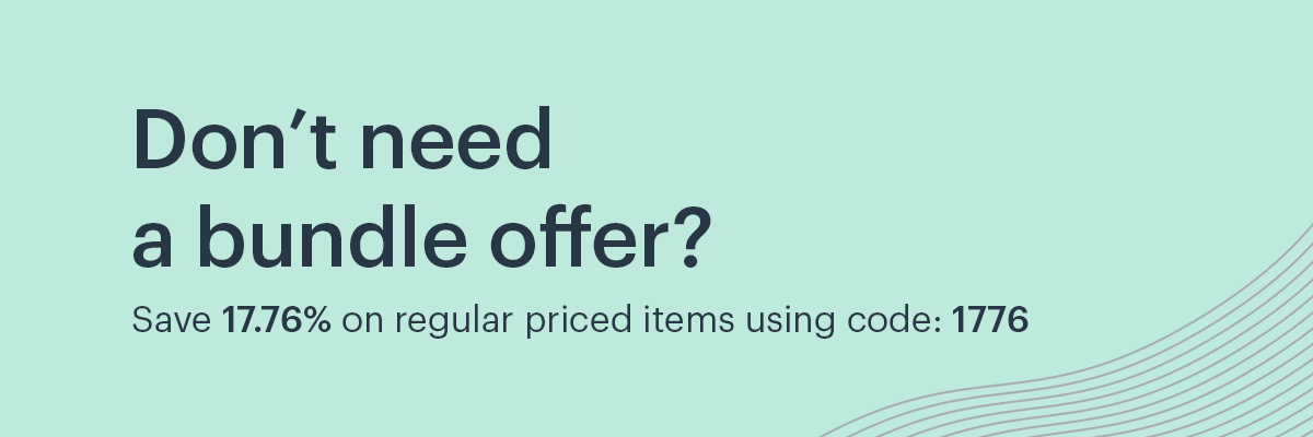Don't need a bundle offer? Use code: 1776