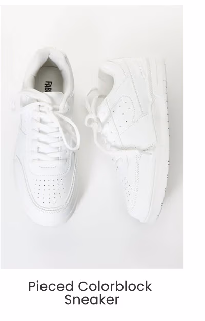 Pieced Colorblock Sneaker