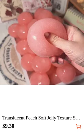 Translucent Peach Soft Jelly...