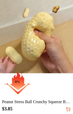 Peanut Stress Ball Crunchy Squeeze...