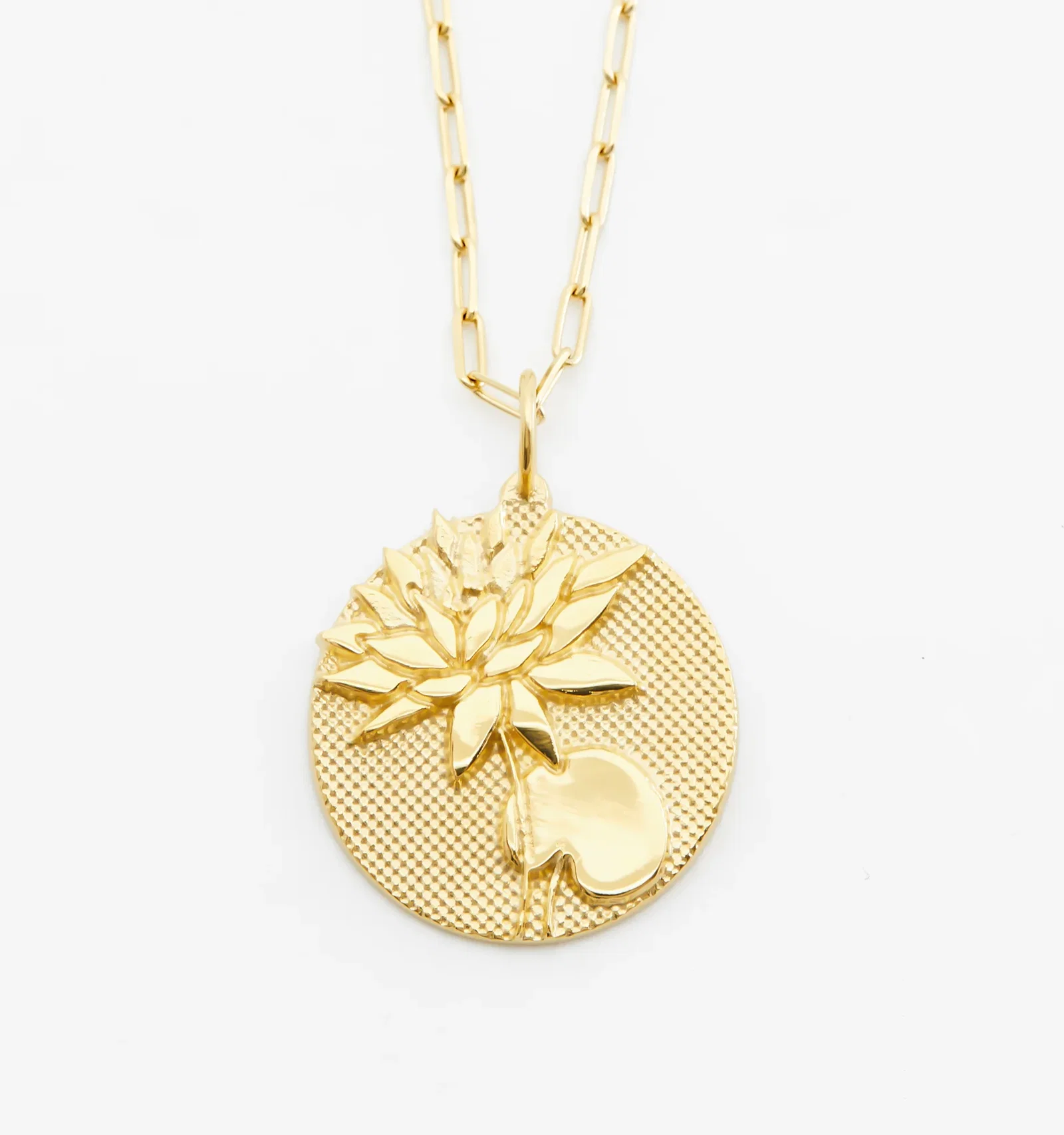 Image of Bold Lotus Necklace - July Flower