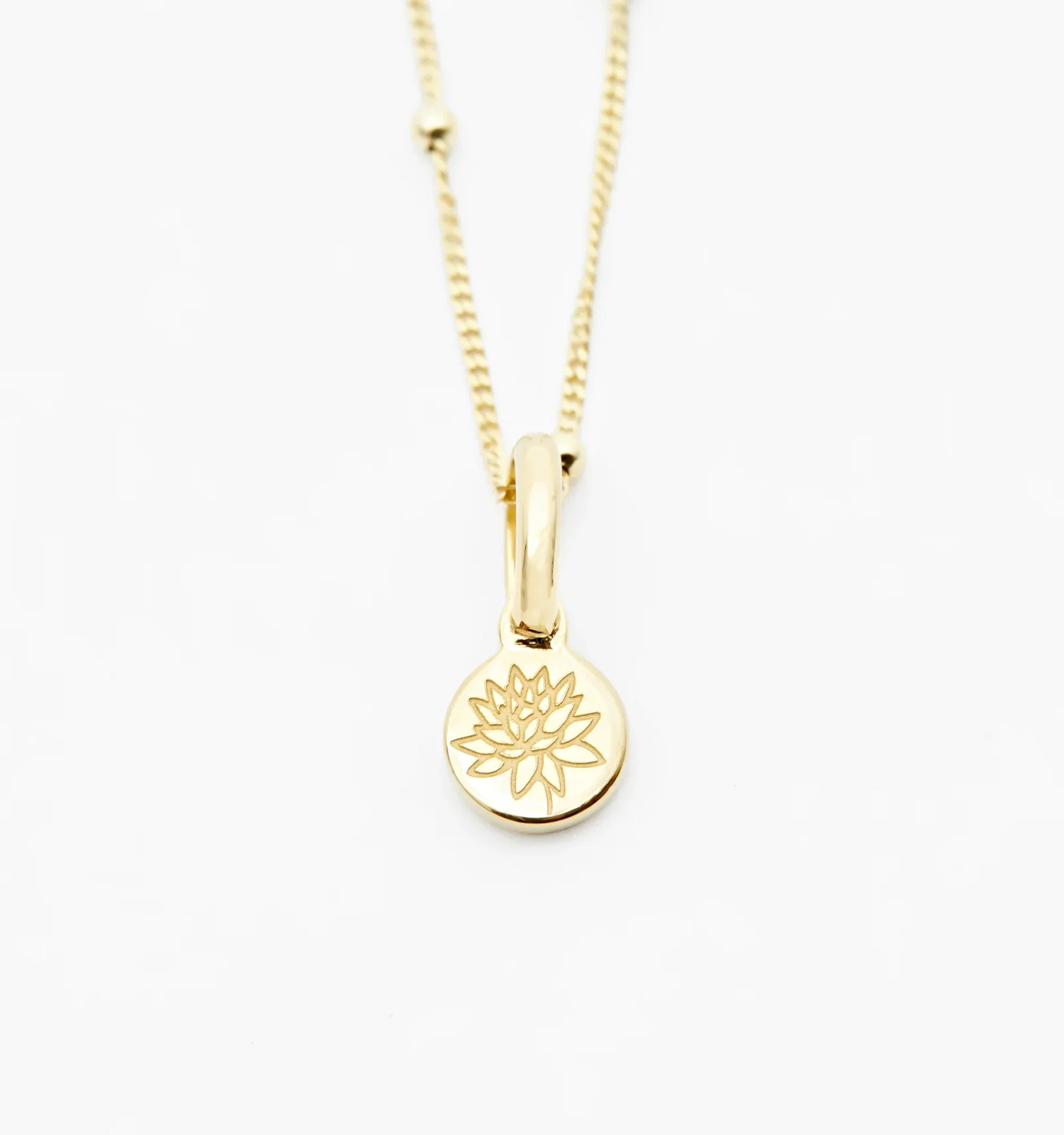 Image of Lotus Necklace - July