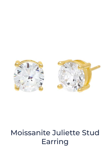 Moissanite Juliette Stud Earring