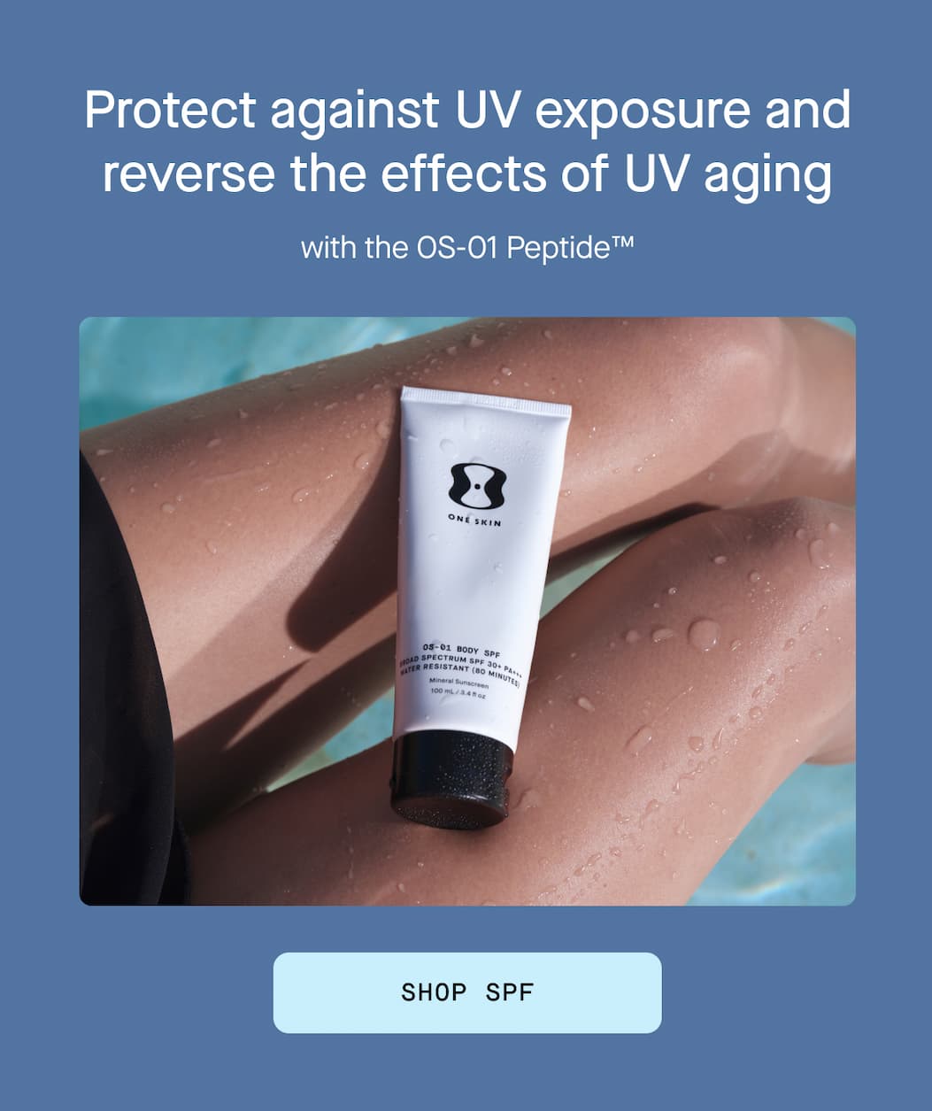 Protect against UV exposure and reverse the effects of UV aging