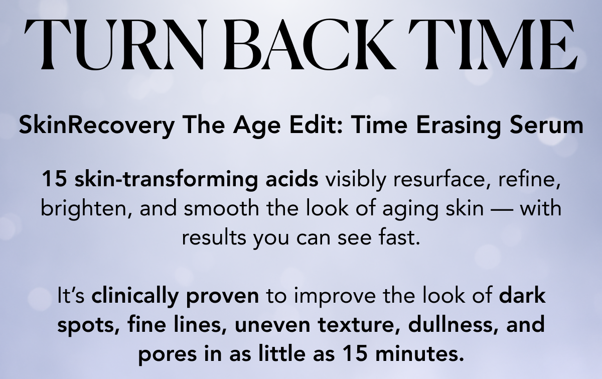 SkinRecovery The Age Edit: Time Erasing Serum