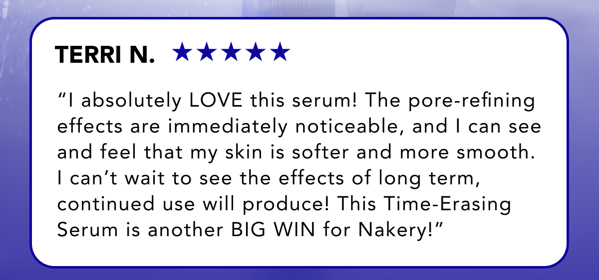 Testimonial from Terri N. a real user of the product