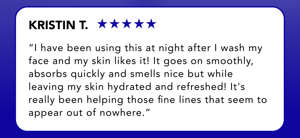 testimonial from Kristin T. 