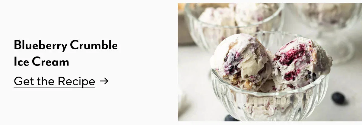 Blueberry Crumble  Ice Cream
